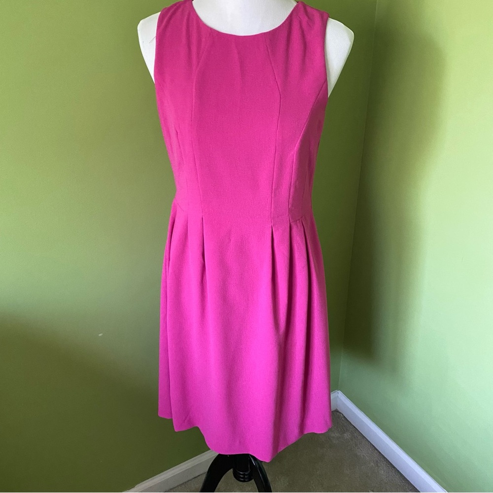 H&M Magenta Pink Sleeveless Sheath Dress
